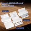 ポータブルA4サーマルプリンターBluetooth PDF Excel Word Document Printing Inkless Machine Roll Paper for Office/Work/Home/School 240430