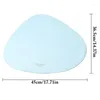 Table Mats Faux Leather Placemat Waterproof Triangular Insulation Pads Bowl Heat Resistant For Dining