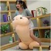 Gevulde pluche dieren Fun Kawaii Long Penis P Toys Pillow y Soft Funny Cushion Simation Home Gift voor vriendin Q0727 Drop Delivery G OTT3Z