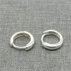 Orecchini a perno 2PRS 925 Circolo in argento sterling Orero a cerchio di cerchio rotondo per gioielli che producono 12 mm di diametro