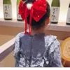 Accessori per capelli Princess Crown Children's Clip Seques Year Red Big Bow Girl Birthday Weada 3D Festival