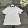 Popular baby T-shirt kids designer clothes Black and white two colors girls Short Sleeve Size 100-160 CM boys tees summer child tshirt 24May