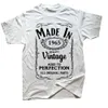 Feito em 1965 Tshirt Men Mulheres 100% algodão Plus Tamanho Oneck Streetwear