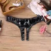 Femmes Sexy Shorts en cuir d'entrejambe d'ouverture pour sexe Porno érotique sous les sous-vêtements sans entrejamnes