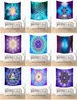 Rainbow Galaxy Astrology Tapases and Energy Medicine Fleur de vie de la vie de géométrie sacrée Père Impression de Mur en polyester déco5218950