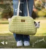 Transporteurs de chats 2024 Style Pet Transporteur pour chats chien gaufler chaton de chiot sac de voyage accessoires