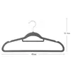 Cintres 5pcs Black Robe Rack Save Space Adult Hanger Velvet Velvet Flock Clothes Coat Holder