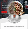 Cookware set 30 cm titanium kinesisk wok cooker restaurang matlagning kruka set