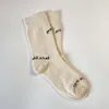 Herensokken Shesaidthat China-Chic Brand Co Brand Socks for Men and Women Middle Tube English Embroidery Sports Socks in Fashion 1Yol