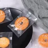 Wrap regalo 100pcs glassati Mini sacchetti di caramelle trasparenti Lettera inglese Nougat Milk Snowflake Fittle Year Packaging