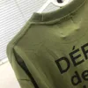 Spring Mens Gellary Doppt Designer Hoodies American High Street Modemarke Gebrauchte Buchstaben Print Men Womens Loose Long Sleeve T-Shirts