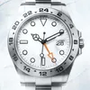 2 Seleção de cores Melhor 42mm 2813 Movimento com Ásia 2813 Modificado Explorer Dial Branco II Men Men Watches Relógios 295U