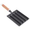 Mugs Food Sausage Tool Outdoor Barbecue Supply Dog Mold Bakeware Non-stick DIY Wood Steaming