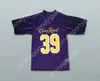 Personalizado qualquer nome Número Mens Youth/Kids Crown Royal 39 Purple Football Jersey Top Stitched S-6xl