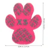 Abbigliamento per cani 4 pezzi di protezione protezione professionale protezione portatile protezione piccola patch outdoor rosa comodo