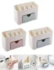 Boîte à maquillage en plastique Organisateurs Boîtes de rangement cosmétique de bijoux de haute capacité avec tiroir porte-rouge à lèvres acrylique conteneur 9440422