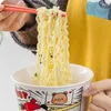 Bols bubu et dudu bol de nouilles instantanées avec manchette mignonne panda ours en céramique élèves enfants cantine de riz soupe