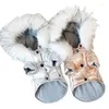Vestuário para cães roupas de estimação quentes para o outono e um pelúcia de pelúcia de algodão de algodão pomeraniano