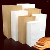 Opakowanie na prezent 50pcs 18 9 5 cm brązowe papierowe torby chlebowe do pielęgna