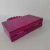 Pink Rose Red Pearl Marble Acrylic Box Evening Clutch Bag For Party Female Wedding Mini Beaded Kawaii Pures Bolsa Feminina 240509