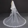 Catedral de renda de véus de noiva 2 camadas véu de casamento 3 metros 2t Face com acessórios de blush de pente 269s