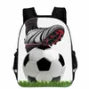 Day Packs 16 pouces 3D Soccer Sac à dos Sac à dos pour les adolescents filles enfants Football Training Teams Sacs personnalisables 15 couleurs