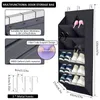 Storage Bags 9/12 Grid Wall-mounted Sundries Shoe Organiser Fabric Rack Organizer Hanging Over The Door For Home