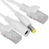 2024 Connettori per computer Jack DC 12V Potenza su Ethernet Passive Adattatore POE Splitter INIETTORE INIFERIORE Cavo computer impermeabile2.per 12 V di potenza su Ethernet