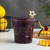 Muggar Creative Golden Star Coffee Cup Sweet Cups and Drinkware for Tea Christmas Mug Beer Par Gift Go