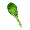 Decorative Flowers Simulation Green Chinese Choy Sum Fake Vegetable Model Artificial Food Vegetables Props Kitchen Decorations