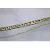 OEM Necklace 14K 6Mm 5Mm 4Mm Manufacturer 20Mm 3Mm Gold-Plated Fashionable Gold Cuban Chain Lead-Free