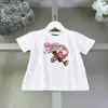NOWOŚĆ Baby Tracksuits Girls Summer Suit Kids Designer Ubrania Rozmiar 90-160 cm T-shirt z krótkim rękawem i zielone szorty 24 MAY