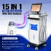 15 I 1 Hydra Machine Skin Rejuvenation Microdermabrasion Hydro Dermabrasion Wrinkle Blackhead Removal Professional Beauty Equipment Salon