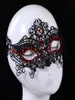 Nuovo design da donna in pizzo faccia maschera maschera mascherata in maschera cristallo rosso Halloween party5831169