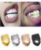 Capo dente d'oro Grillz permanente Grills dentali hiphop personalizzato singolo hip hop hip hip hop braces canta