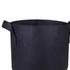 Decorative Flowers 15 Gallon Black Planting Grow Bags Cloth Pots Pouches Fabric Handles Vegetables Container