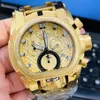 Orologi da polso bullone di riserva imbattuto zeus orologio da uomo cronografo in acciaio inossidabile 52mm Invincible Invicto Reloj de hombre per dropwristw 300z