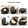 Eierrolle Waffelmacher Nicht -Stick -Kuchenform für Hausbackwaren DIY Mini Eiskegel Werkzeug Backgebäck Utensilien Küche Vorräte 240509