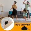 Bath Mats 16Pcs Rug Gripper Non Slip Washable Carpet Tape Cloud Shape Pads For Hardwood Floors Reusable Grippers Fixed Sticker