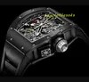 Hoogwaardige polshorloge Designer Luxury Men Watch Classic Limited Edition RM050 Felipe Massa Tourbillon Chronograph Manual Winding Movement Sports Watch