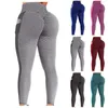 Leggings femininas Mulheres na cintura alta Yoga Sport Fitness Gym Push Up