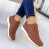 Scarpe casual autunno Sole spessa signore comode sport moda 2024 appartamenti morbidi in pelle in pelle con sneaker femminili calzature di lusso