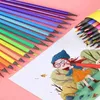 Crayons 24/3/48 stylo charbon de charbon HB coloré adapté aux enfants et aux étudiants peignant les fournitures pour débutants esquisse crayon coloré D240510