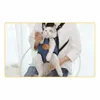 Transportadores de gato bolsa de peito respirável durável conveniente portátil confortável caminhada para fora sacos ao ar livre de bicicleta de mão livre carregando animal de estimação