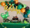 Dinosaur Jungle Party Supplies dinosaur Balloons for Boy Birthday Decoration Kids Jurassic Dino Wild One Decor Y2010061315855