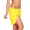 Femmes Swimwear Mariffon Pareo Beach Cover Up Soft Sarong Swimsuit Wrap Brapes Sexy Mini Bikini Sheer Swarf Bathing Fult Bottom