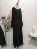 Etniska kläder blygsamma abaya ramadan musulman de mode maxi robe kalkon kaftan islamiska kläder muslim för kvinnor hijab klänning caftan vestidos t2405102jpz