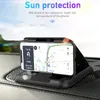 Porte-téléphonie de voiture Mont Universal Dash Dashboard Phone Dectein pour la prise en charge de smartphone à tampon d'aspiration en silicone antidérapant en voiture