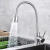 Küchenarmatur 304 Edelstahl Wasserhahn Haus Gemüse Waschbecken Waschbecken rotatable universelle Spritzproofzubehör