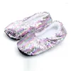 Zapatillas Stone Village Free Size Bling Mix Colors Slipper Slipper Zapatos Interiores de Bottom Soft Bottom